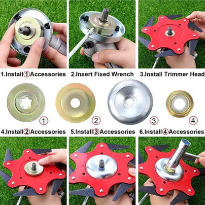 Advanced 6 Blade Adjustable Trimmer Head