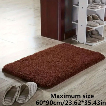 Plush Absorbent Bathroom Mat