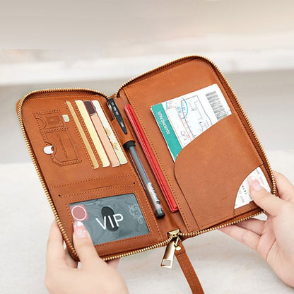 Travel RFID Blocking Passport Wallet