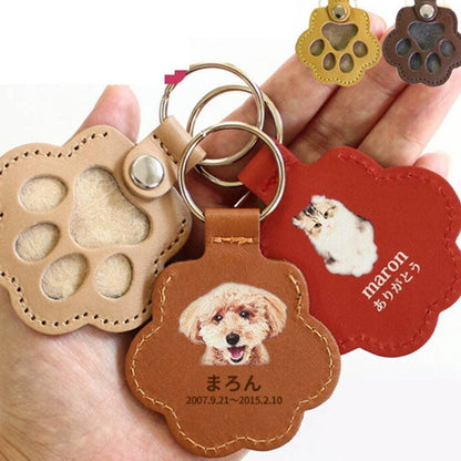 Pet Memorial Heart Keychain