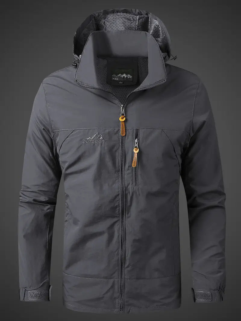 Breathable Mens Sports Rain Jacket