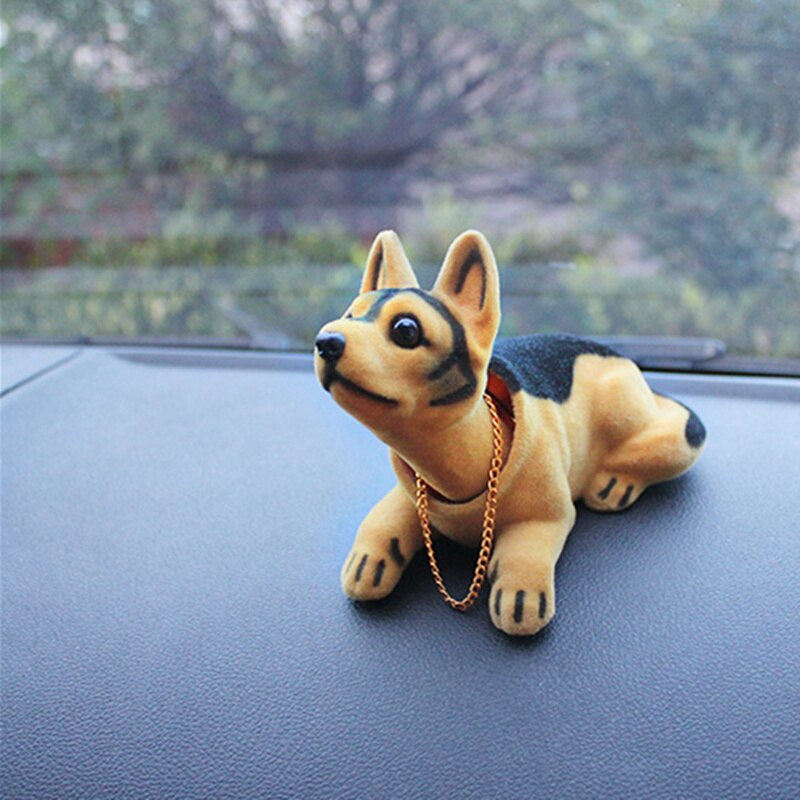 Fun Car Dog Bobble Head Decoration - Luxicro