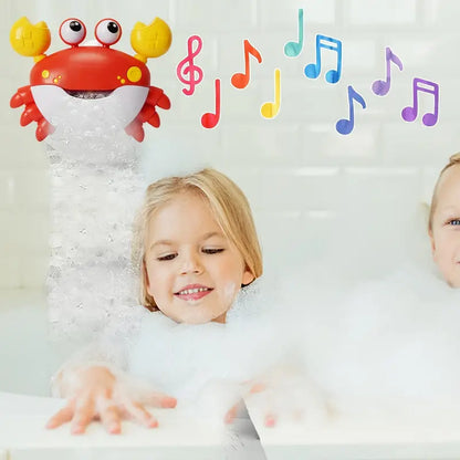 Colorful Rubber Crab Shower Toy