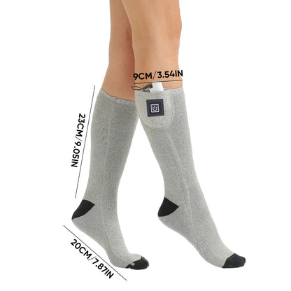Cozy Electric Heat Socks with Variable Temperature Control