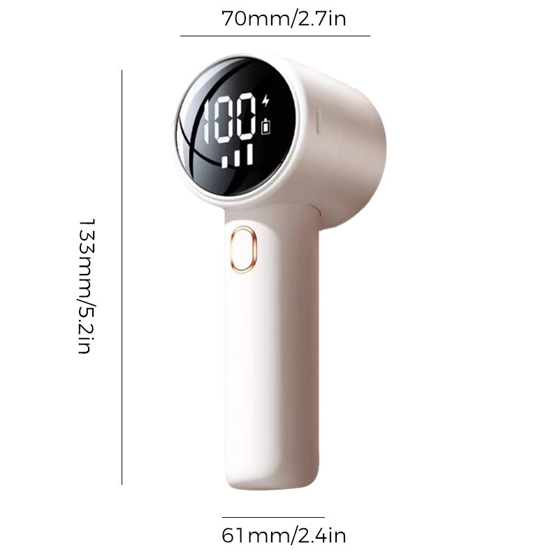 Compact Rechargeable Lint Remover with LED Display