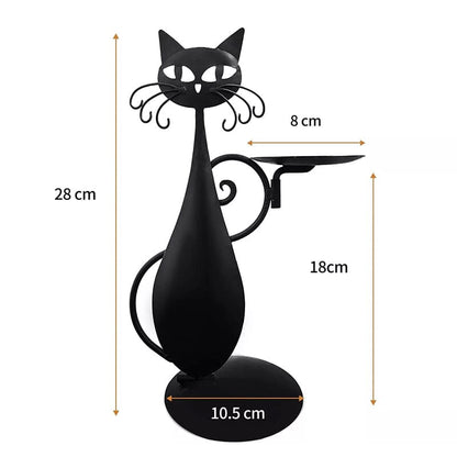 Cute Cat Candle Holder