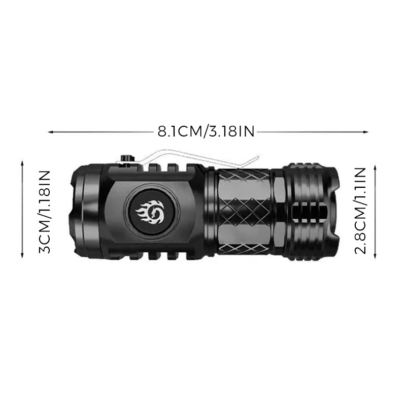 Small LED Flashlight with Colorful Style