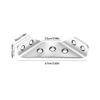 Durable Steel Corner Support for Shelves