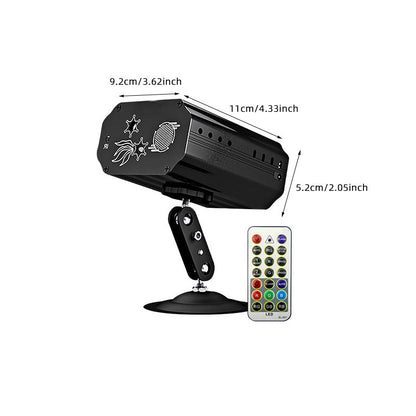 Compact USB Rechargeable Party Laser Lamp