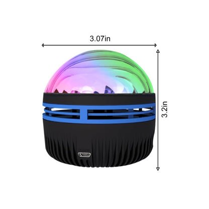Vibrant Ocean and Starry Night Light Projector