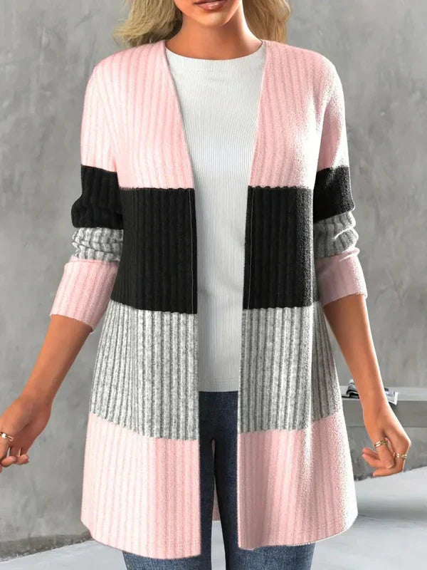 Cozy Oversized Women's Long Cardigan - Soft Knit