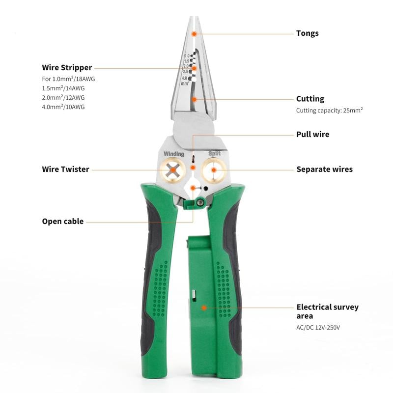 Essential Electrician Needle Nose Pliers Set