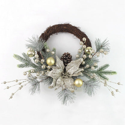 Traditional Christmas Wreath and Garland Set