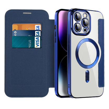 Thin Snap On Phone Flip Case Cover - Luxicro