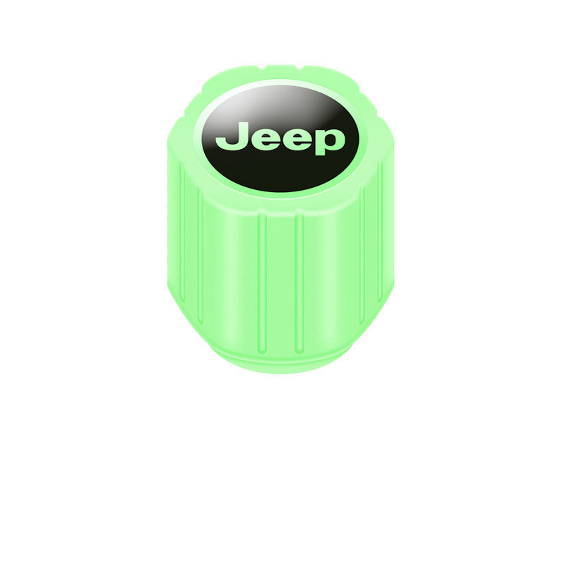 Bright Green LED Tire Valve Stem Caps 20-Pack