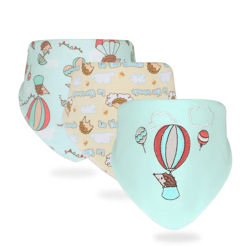 Cute Baby Drool Bib Set - Soft Bibs with Cute Designs