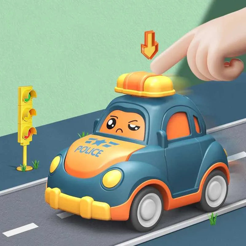 Colorful Kids Toy Cars - Push and Go