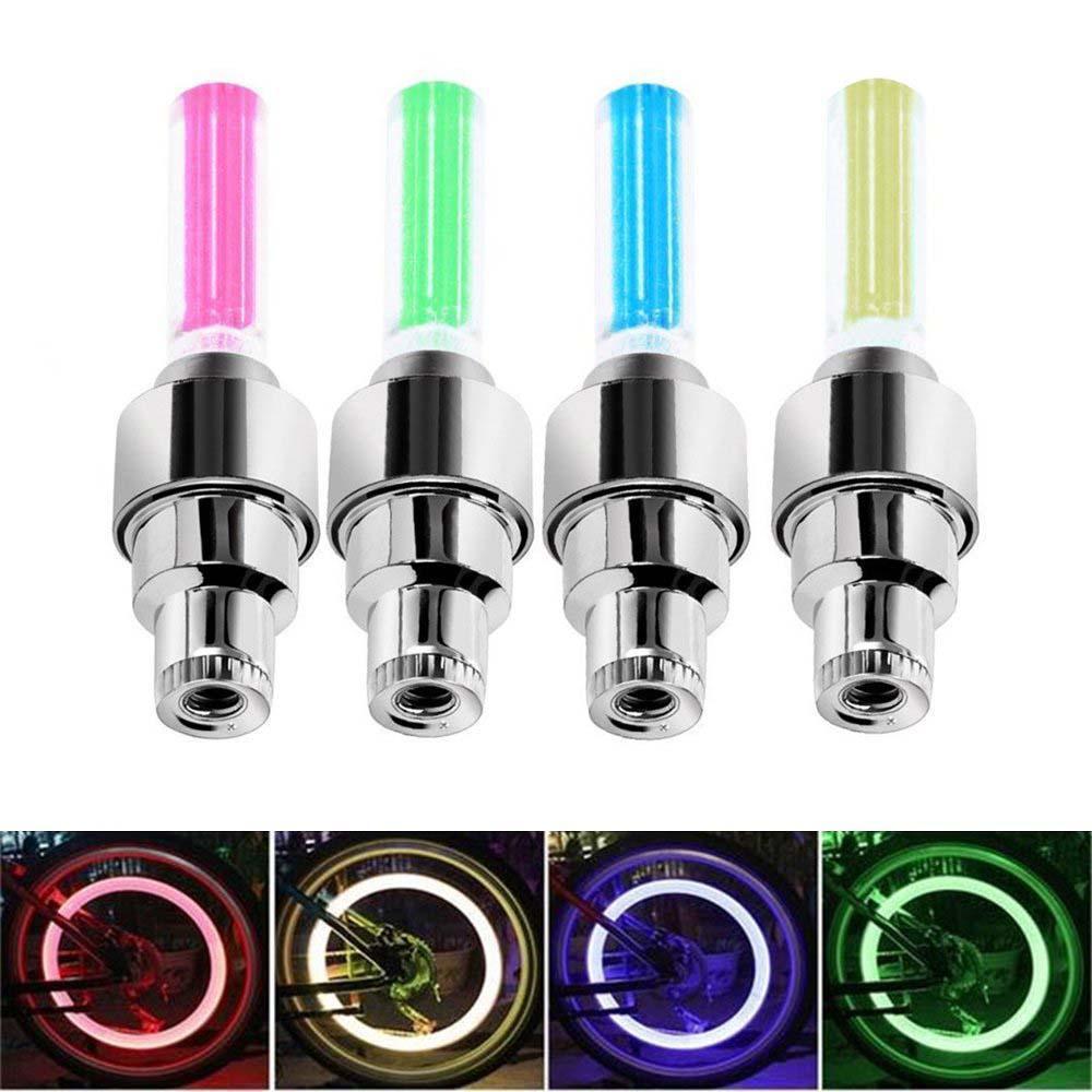 Bright LED Wheel Valve Caps (2 Pack)
