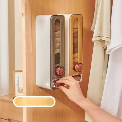 Space-Saving Sock Holder Wall Storage Container
