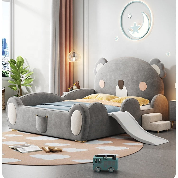 Colorful Kids Slide Bed Frame - Luxicro