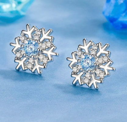 Sparkling Ice Crystal Drop Earrings