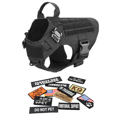 Durable Dog Vest Harness With Front Clip And Back Handle