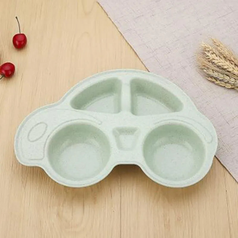 Kids Car Shaped Plate - Eco Friendly Divided Plate