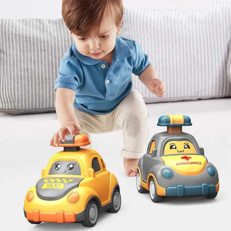 Colorful Kids Toy Cars - Push and Go