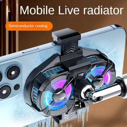Cooling Dual Fan Phone Stand Charger