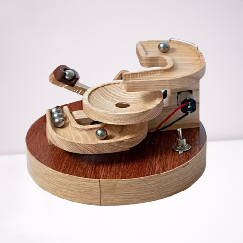 Classic Kinetic Wood Marble Run - Luxicro
