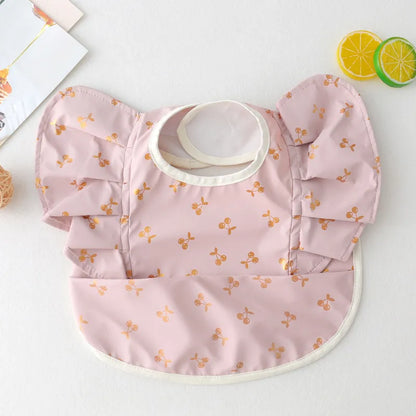 Comfortable Infant Drool Bib with Sleeves