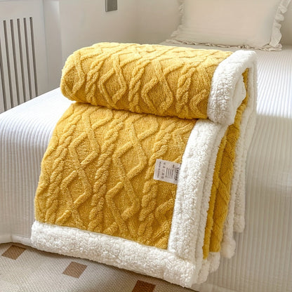 Cozy Plush Throw Blanket for Home Decor