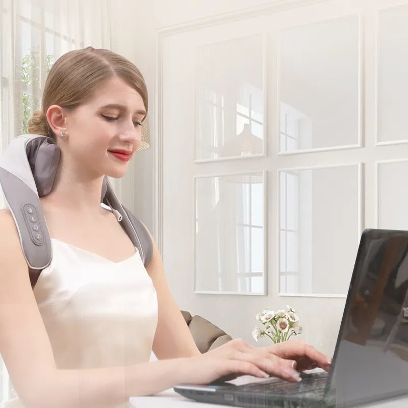 Heated Neck and Back Pain Relief Wrap