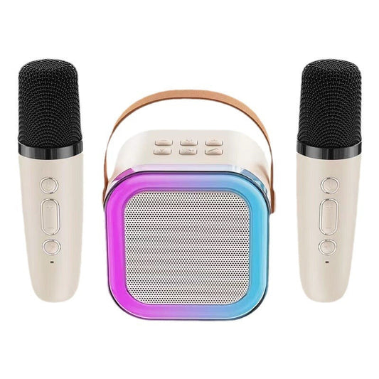Compact Wireless Karaoke Machine with 2 Microphones - Luxicro