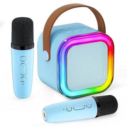 Compact Wireless Karaoke Machine with Microphones