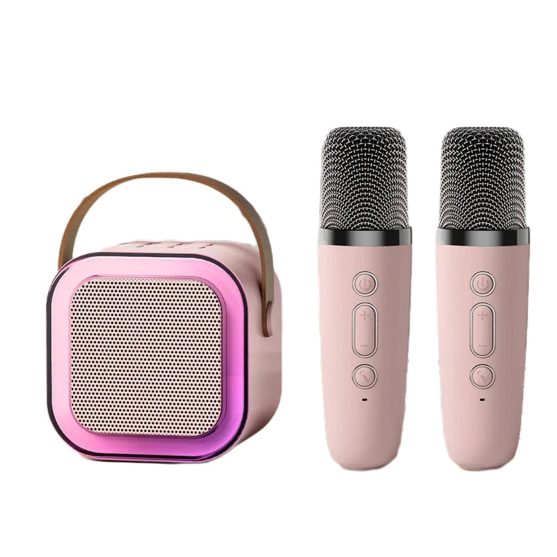 Compact Wireless Karaoke Machine with Microphones