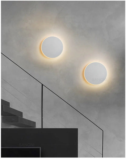 Round Contemporary LED Light Fixture