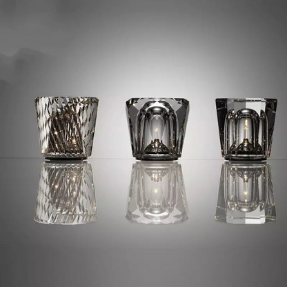 Sleek Transparent LED Table Lamp