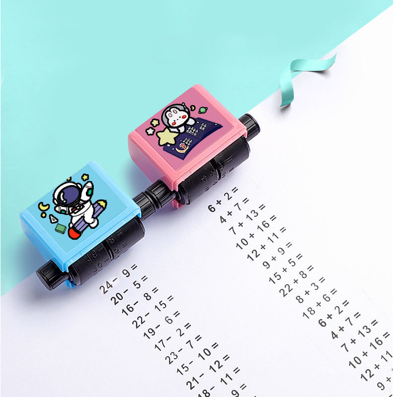 Colorful Learning Stamp Roller Tool