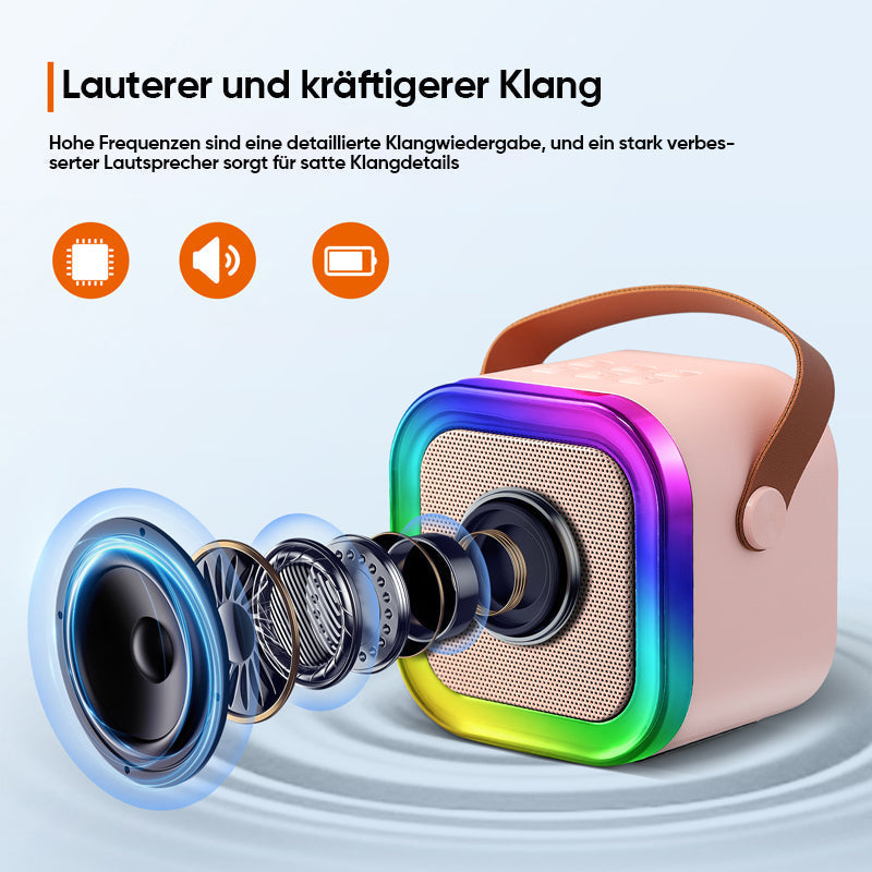 Fun Kids Portable Karaoke Machine with Microphone