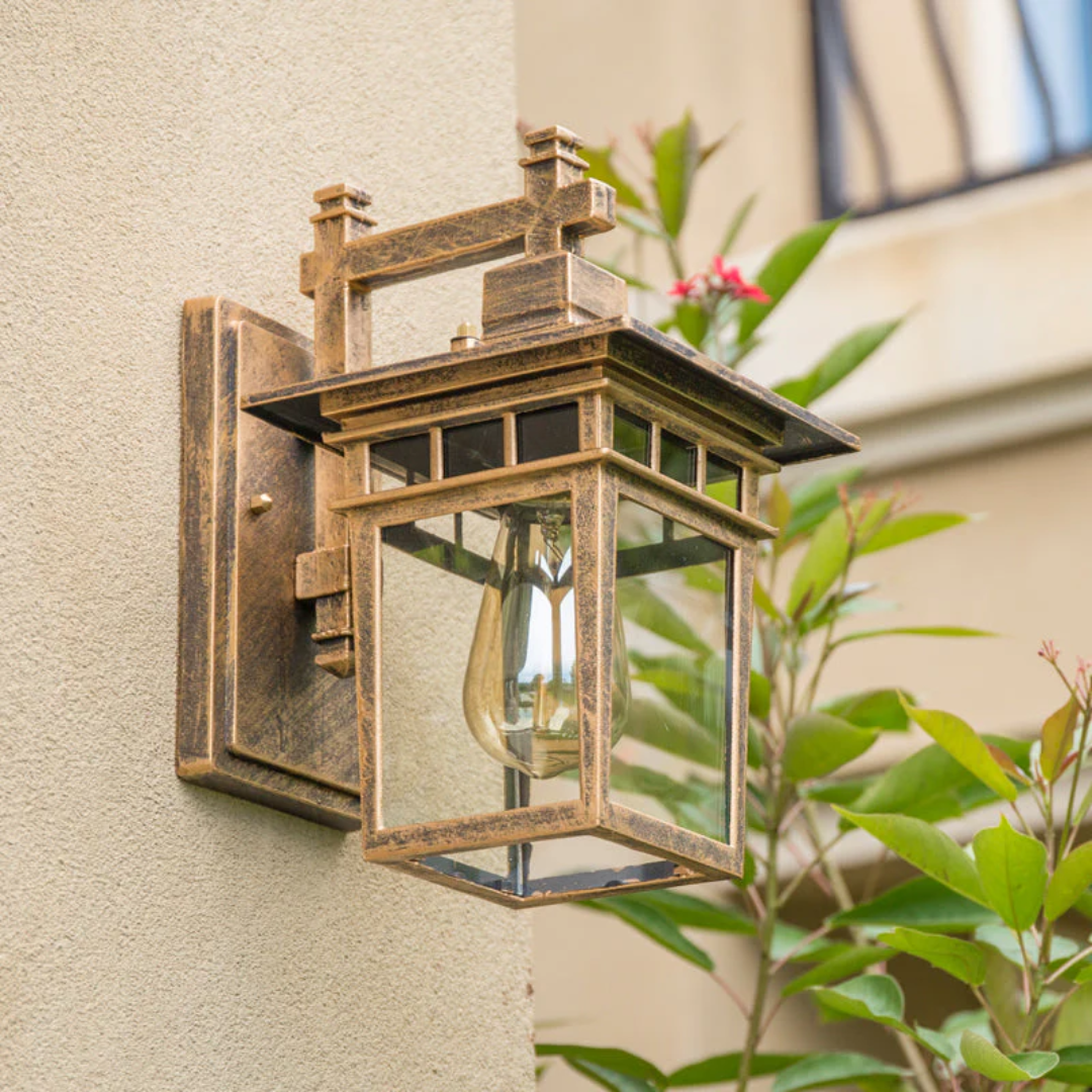 Black Waterproof Garden Lamp