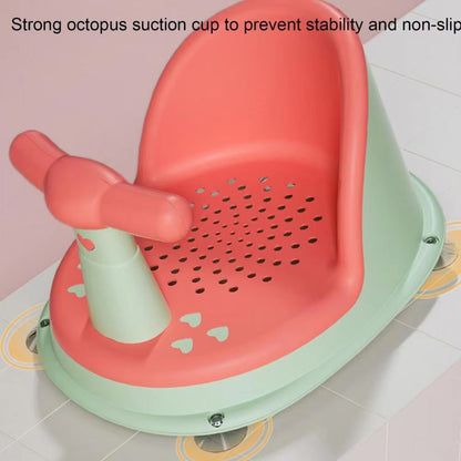 Secure Baby Bath Seat with Easy Grip Handle