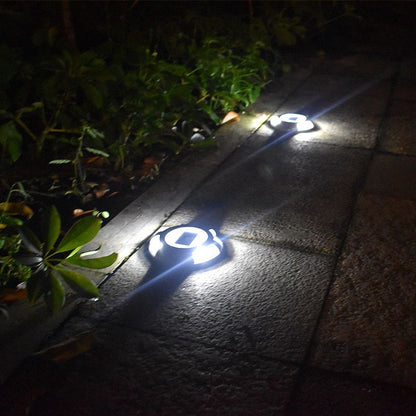 4 Pack Solar Powered Garden Path Lights