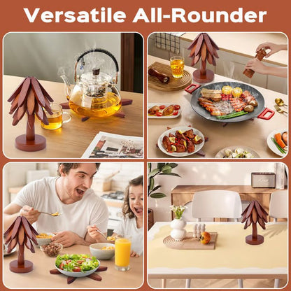 Durable Wooden Table Placemats and Coasters