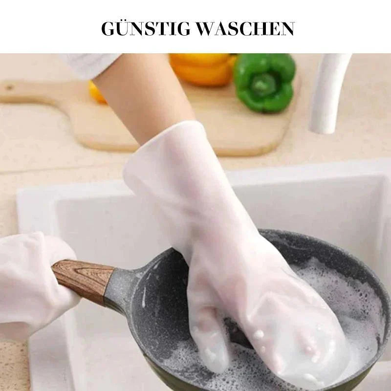 Practical Reusable Silicone Cleaning Gloves - Luxicro