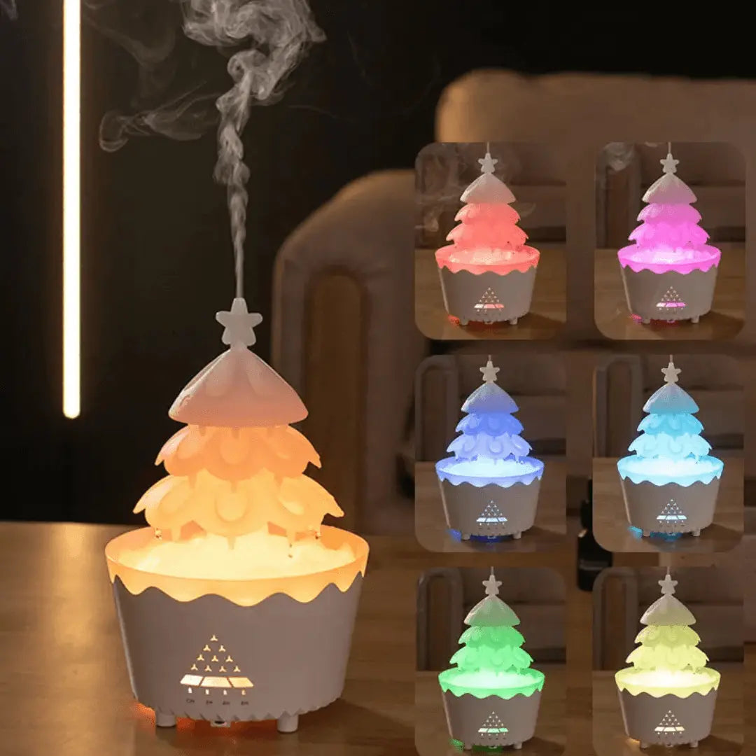 Portable Travel Aroma Diffuser with Colorful LED