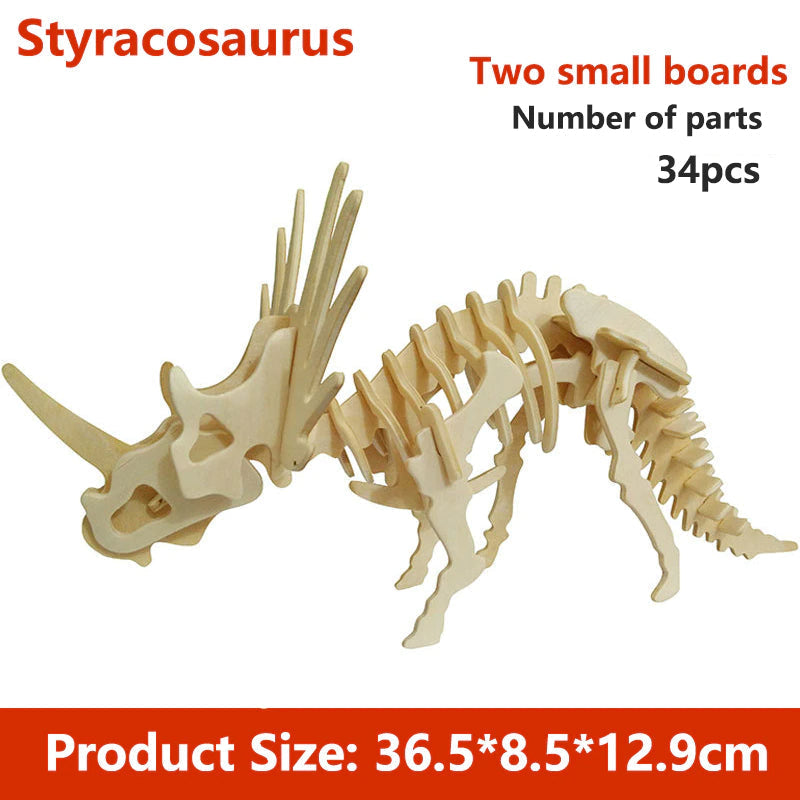 Colorful Kids Dinosaur Jigsaw Puzzle