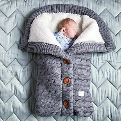 Cozy Baby Sleep Sack with Hood – Warm Padded Sleeper