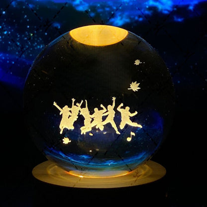Shining Crystal Orb Decoration