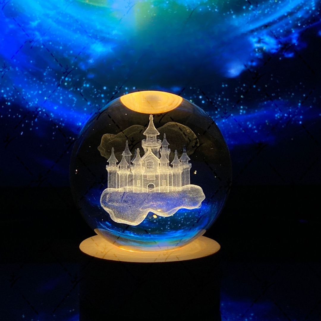 Shining Crystal Orb Decoration